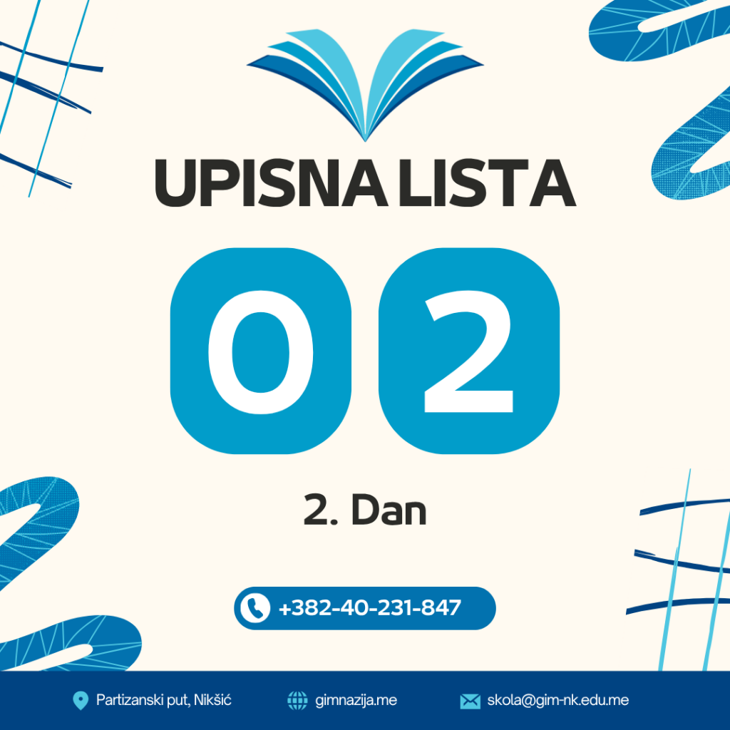 Upis 2. dan | 2025/2026
